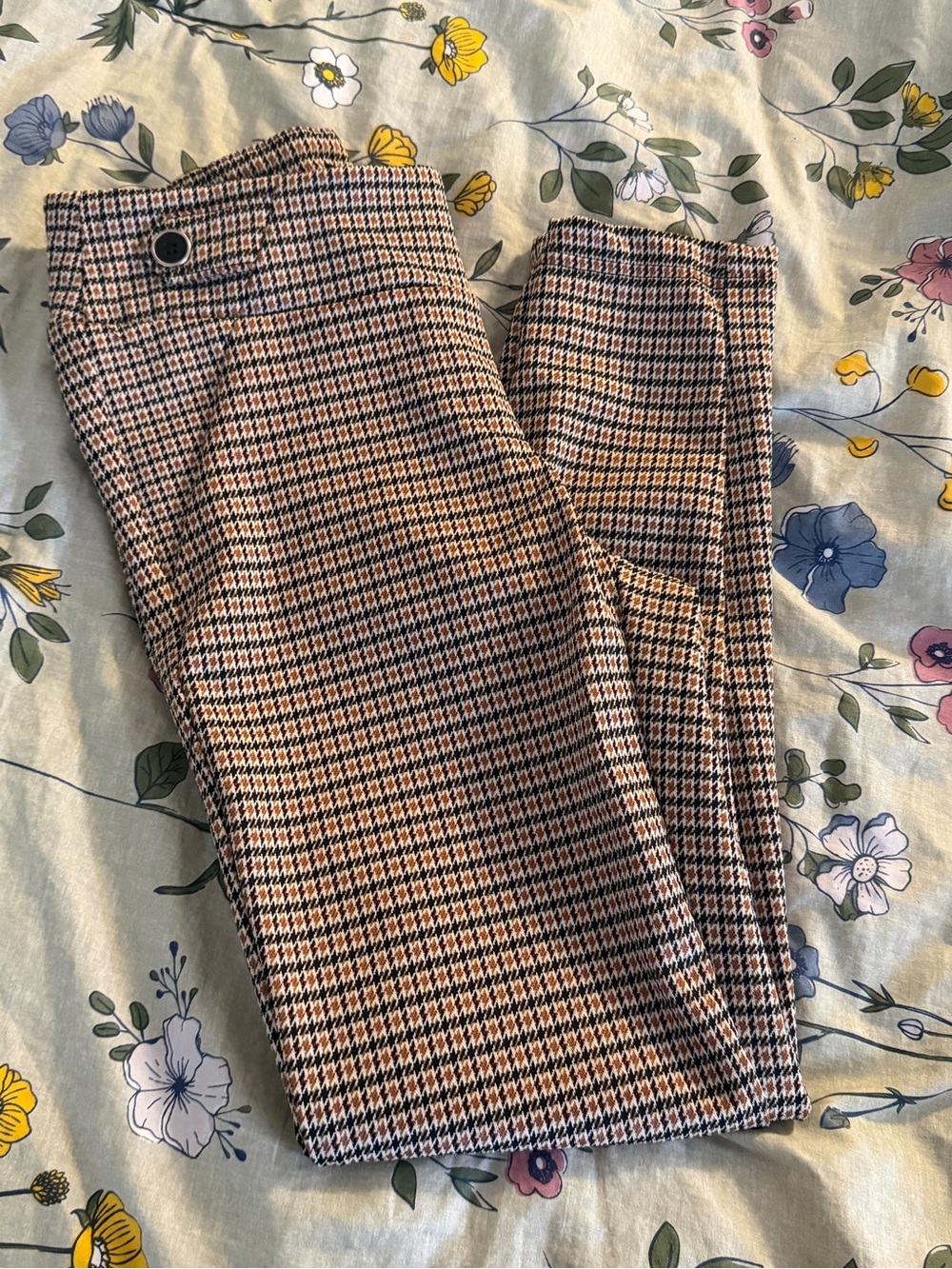 Soho women’s Houndstooth Dress Pants - Brown & Black
